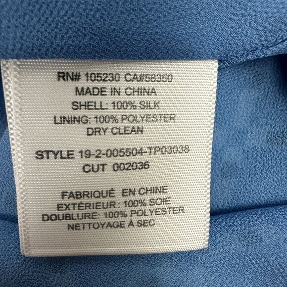 Joie Corisande French Chambray Halter Top Size XXS 100% Silk Womens Blue - Picture 5 of 5